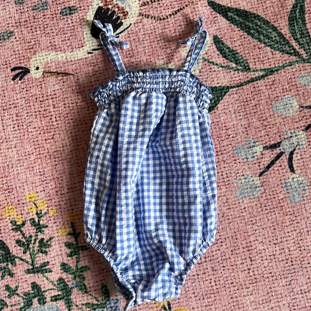 Just one you gingham checked bubble